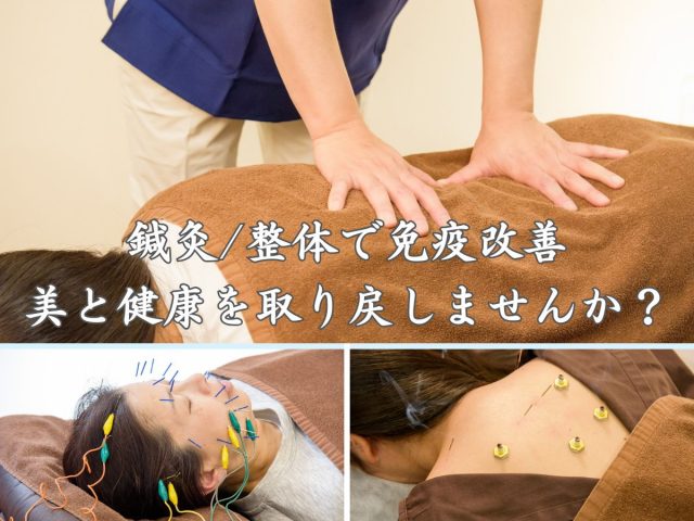 鍼灸/整体で免疫改善 美と健康を取り戻しませんか?